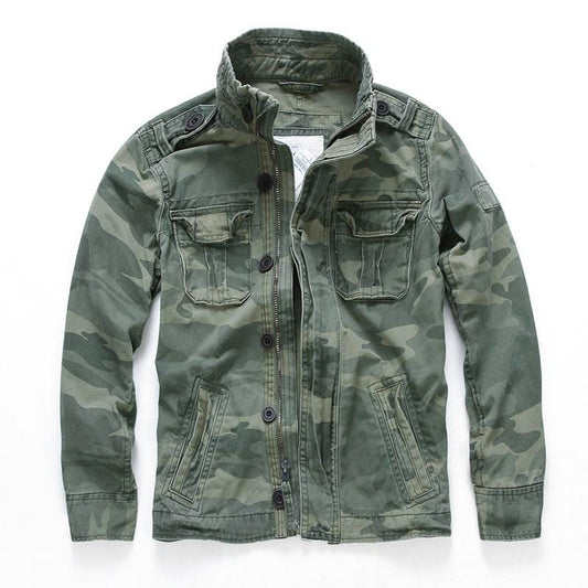 Mens Camouflage Combat Jacket