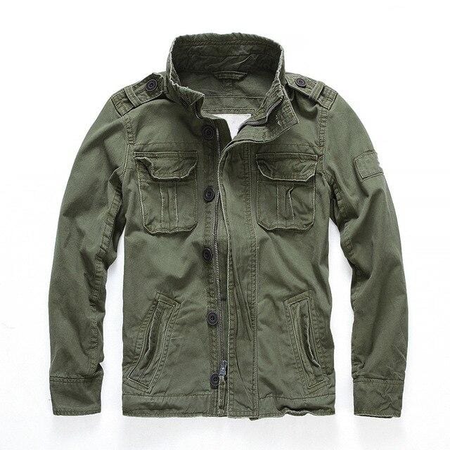 Mens Camouflage Combat Jacket