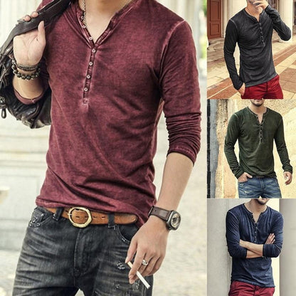 Stylish Slim Buttons T-shirt