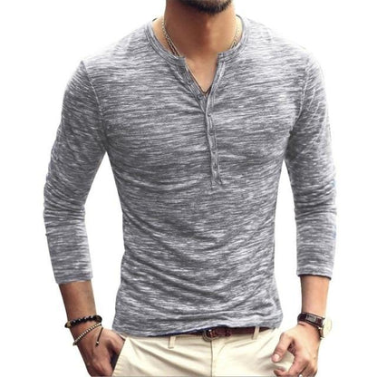 Stylish Slim Buttons T-shirt