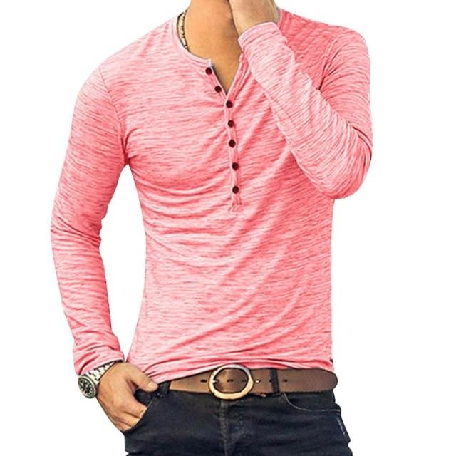 Stylish Slim Buttons T-shirt