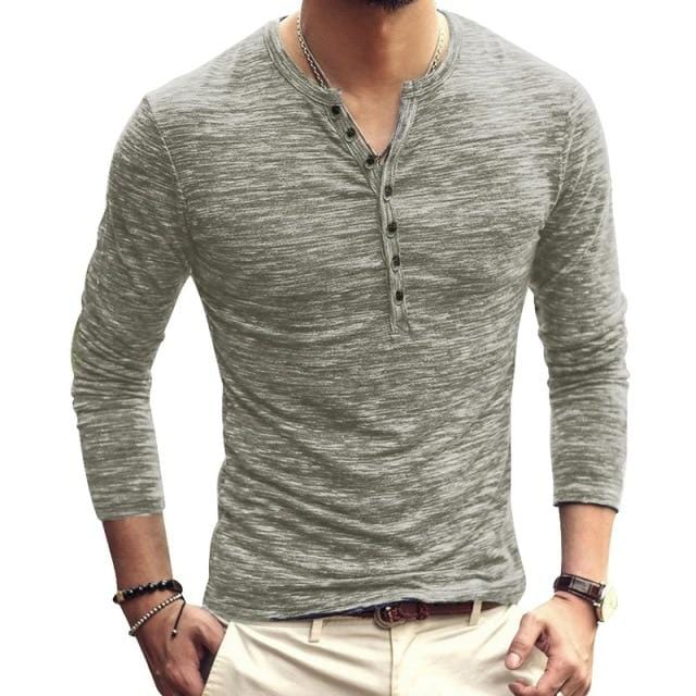 Stylish Slim Buttons T-shirt