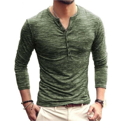 Stylish Slim Buttons T-shirt