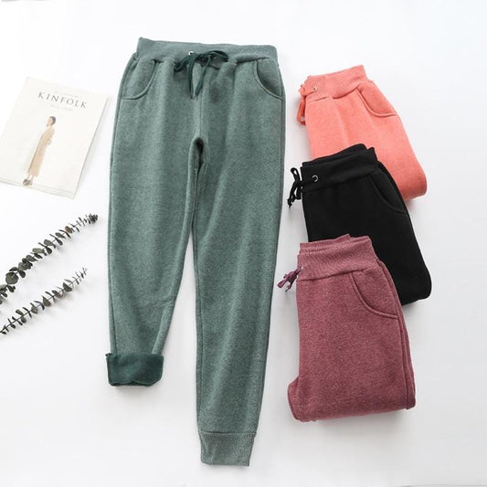 Autumn Velvet Warm Soft Sweatpants