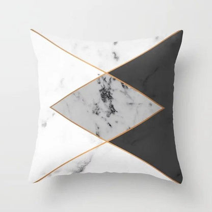 Marble Geometric Sofa Cushion Cover Pillowcase