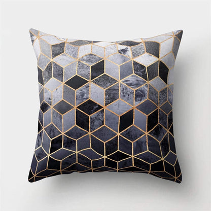 Marble Geometric Sofa Cushion Cover Pillowcase