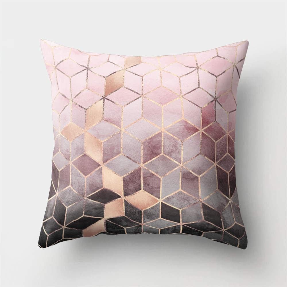 Marble Geometric Sofa Cushion Cover Pillowcase