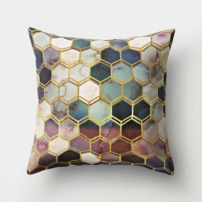 Marble Geometric Sofa Cushion Cover Pillowcase