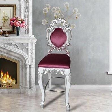 luxurious Neoclassical Bar Chair