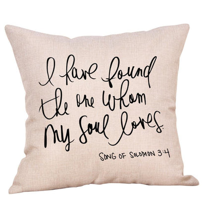 Pillowcases with Home Quotes