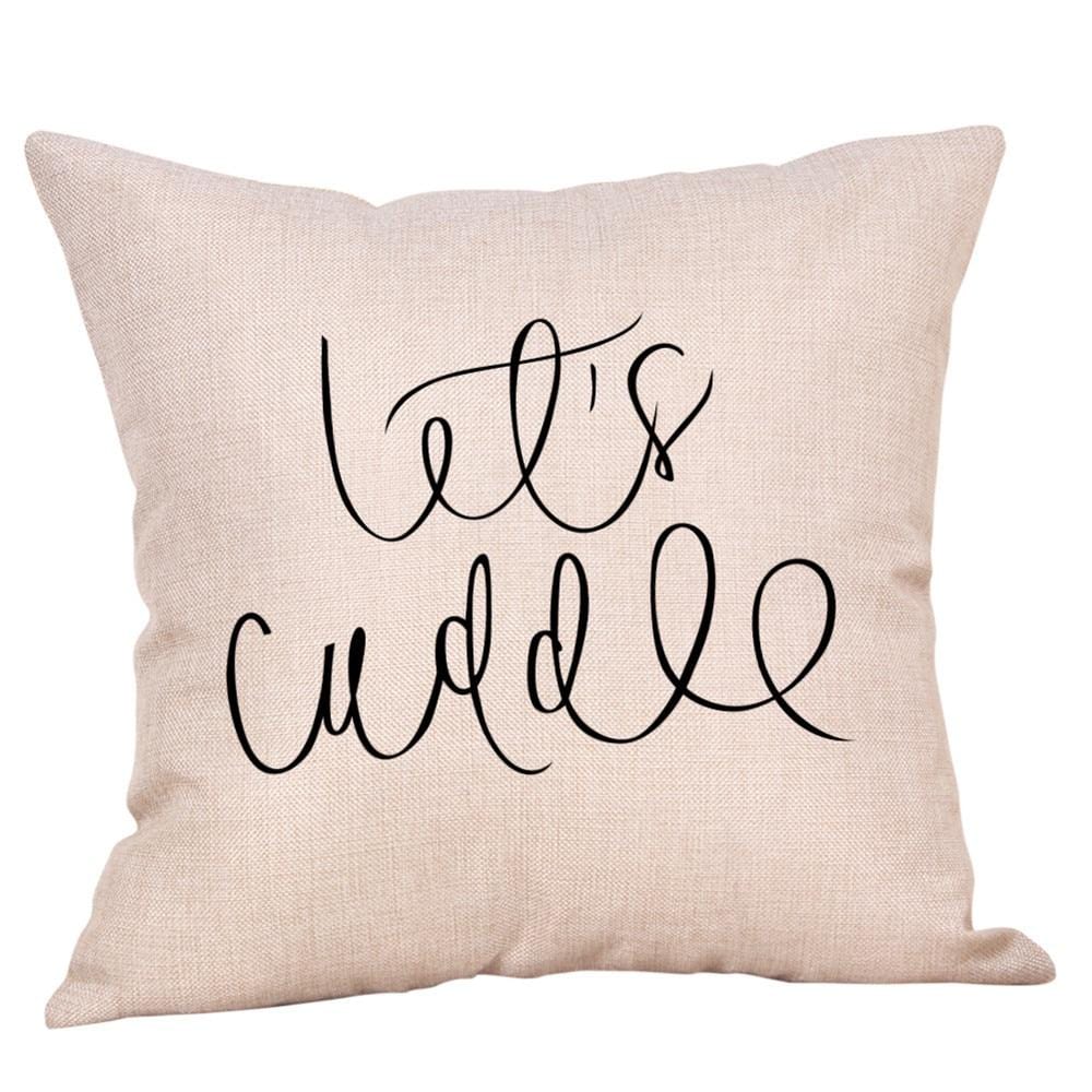 Pillowcases with Home Quotes