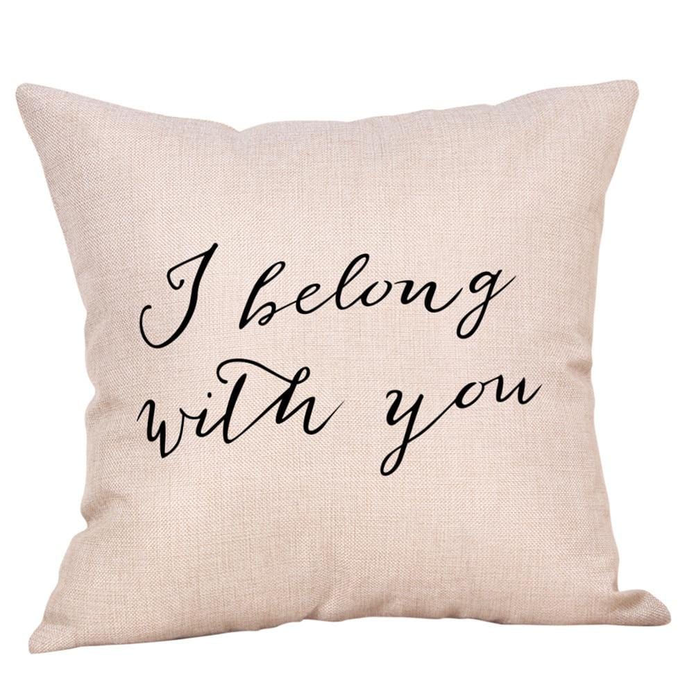 Pillowcases with Home Quotes