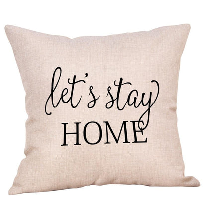 Pillowcases with Home Quotes