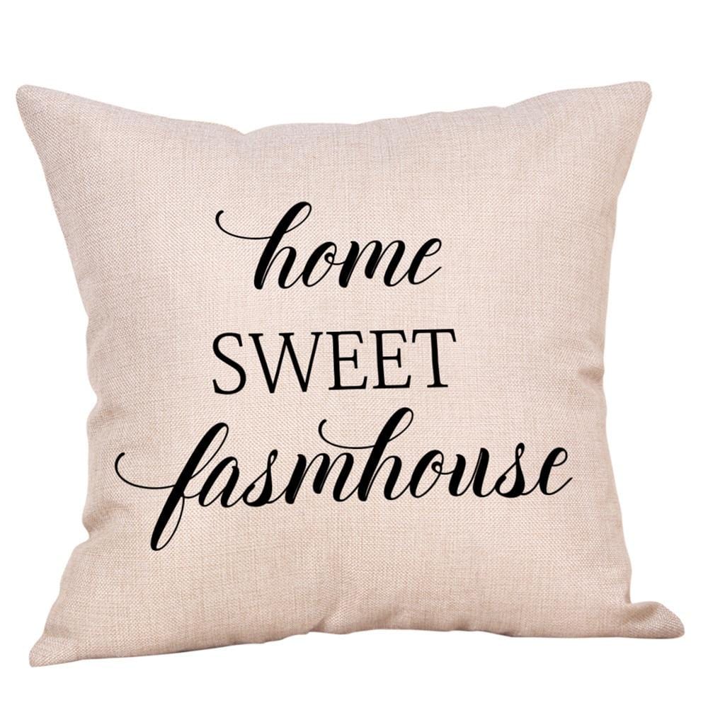 Pillowcases with Home Quotes