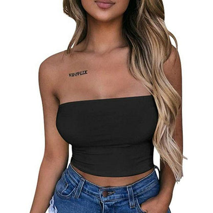 Women Sexy Off Shoulder Tank Top