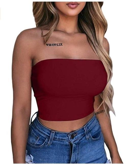 Women Sexy Off Shoulder Tank Top