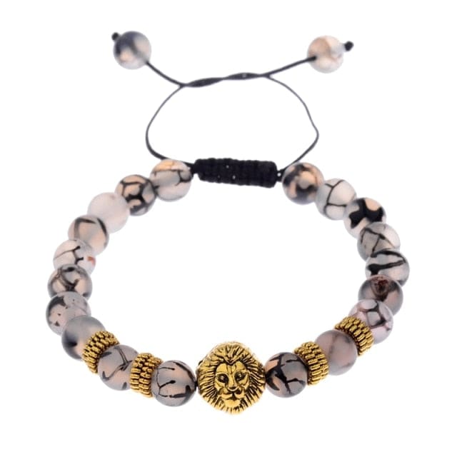 Owl Lion head Beaded Bracelet