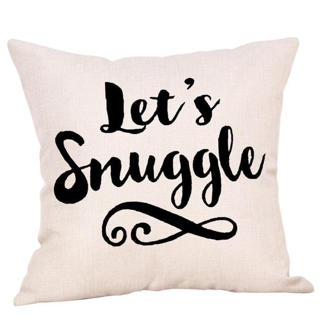 Pillowcases with Home Quotes