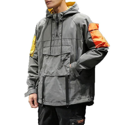 Men’s Patchwork Windbreaker