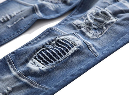 Men's Ripped Denim Jeans