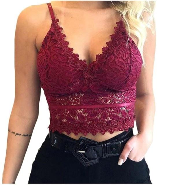 Lace Strap Top