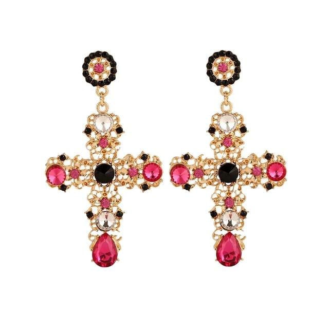 Cross Drop Earrings for Women