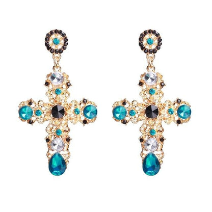 Cross Drop Earrings for Women