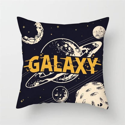 Spacecraft Cushion Cover Astronaut Rocket Pillow Cases