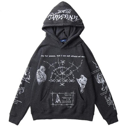 Graffiti Print Hoodie