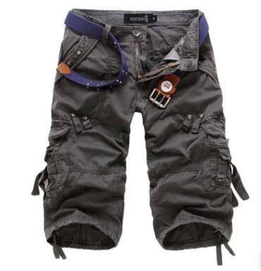 Camouflage Loose Cargo Shorts