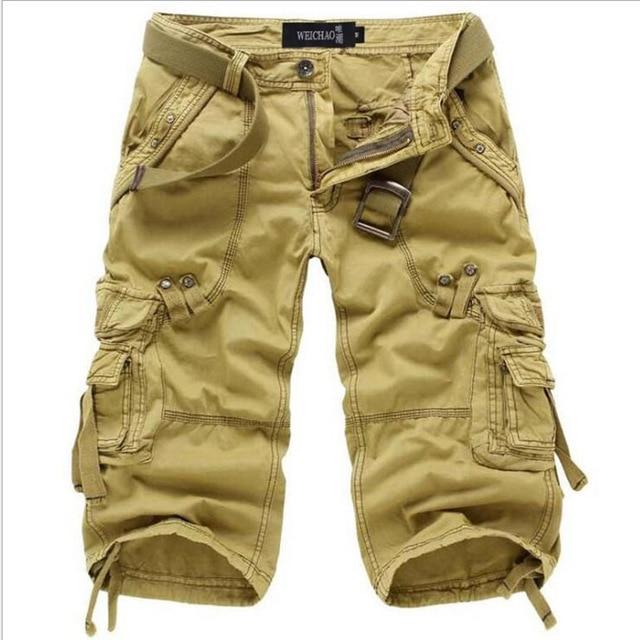 Camouflage Loose Cargo Shorts