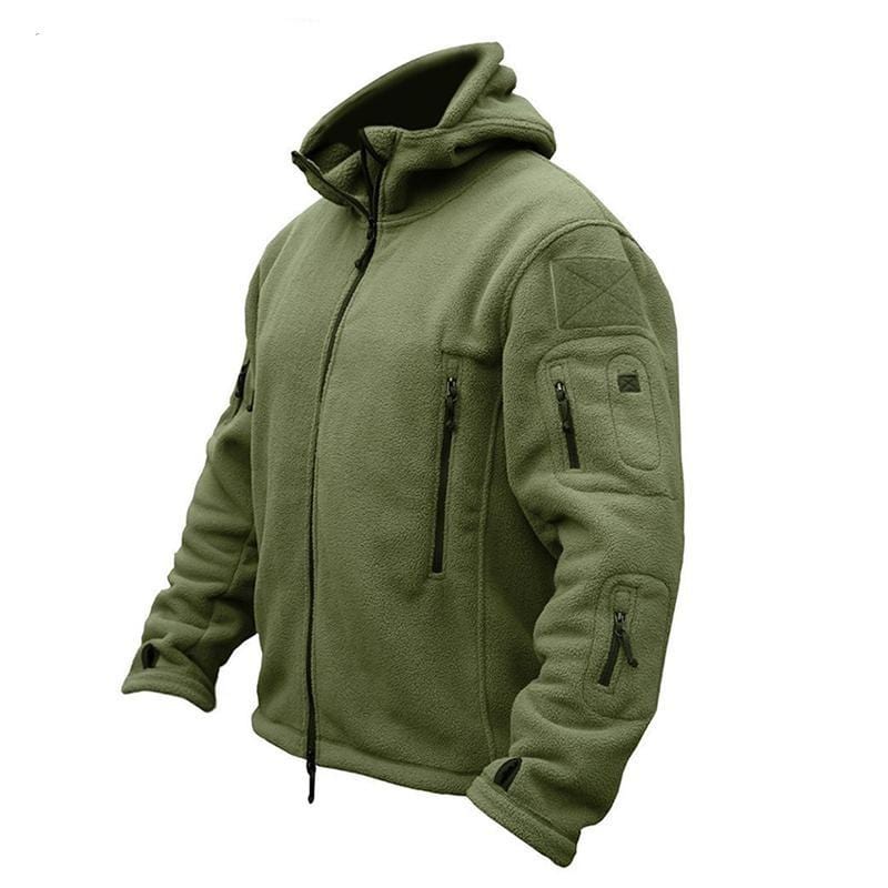 Mens Fleece Winter Airsoft Military Jacket