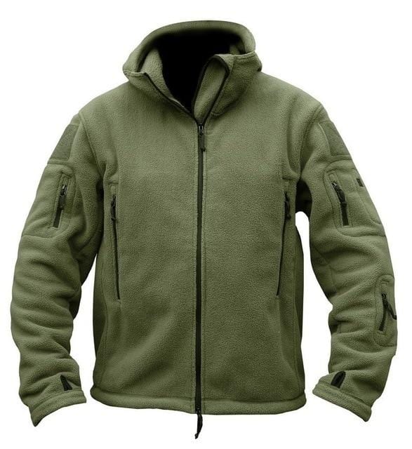 Mens Fleece Winter Airsoft Military Jacket