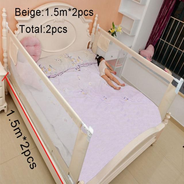 Baby playpen bed safety rails