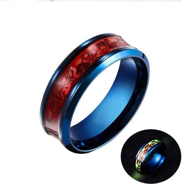 Men Fluorescent Glowing Ring