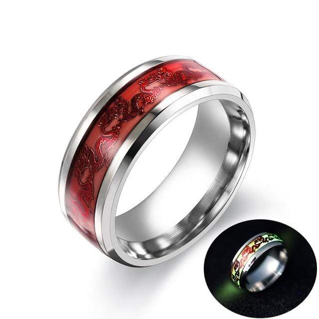 Men Fluorescent Glowing Ring