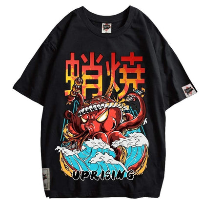 Octopus Japanese Hip Hop T Shirt