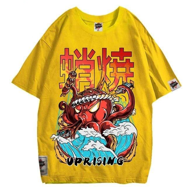 Octopus Japanese Hip Hop T Shirt