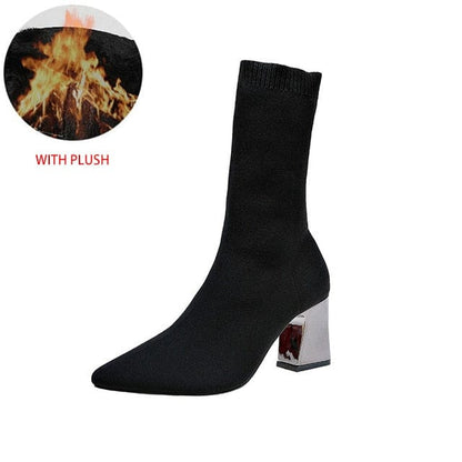 Women Fashion Pointed Toe Boots