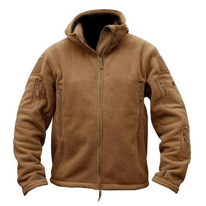 Mens Fleece Winter Airsoft Military Jacket