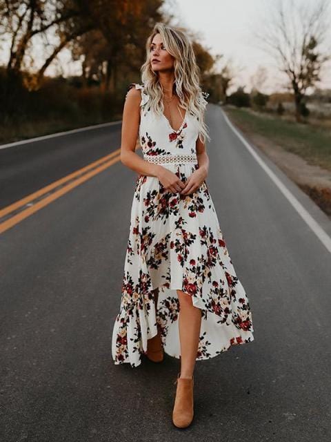 Women Summer  Elegant Boho Dress