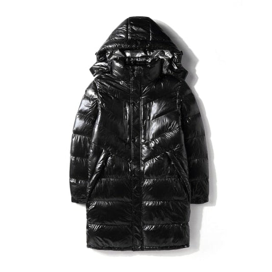 Mens Parka Glossy Jacket