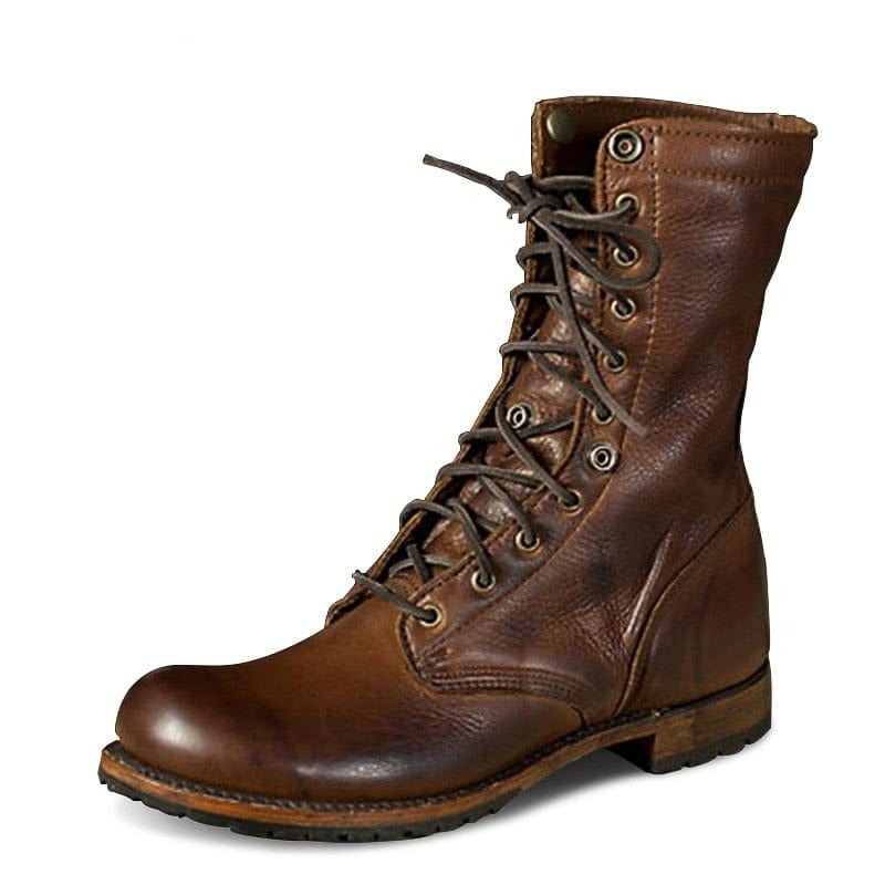 Men's Boots Leather Knight boots