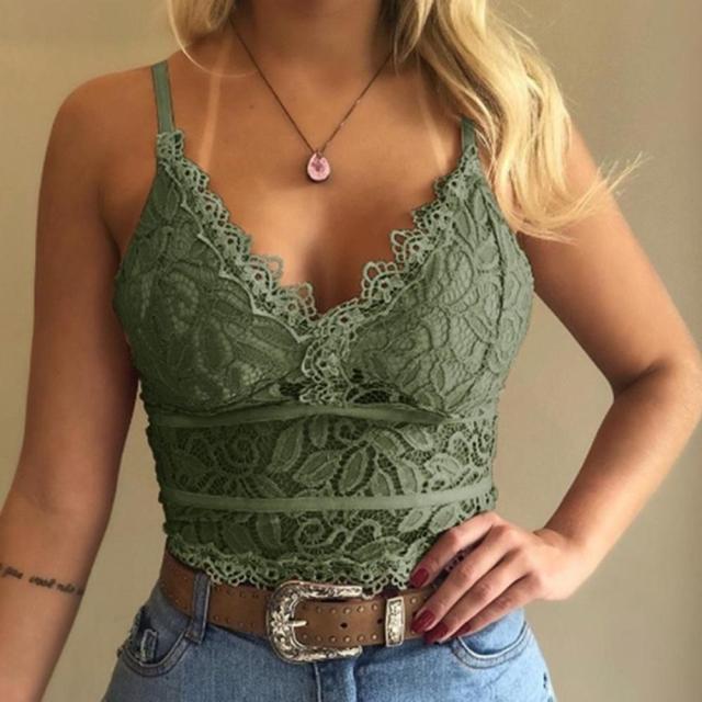 Lace Strap Top