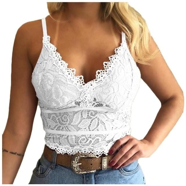 Lace Strap Top