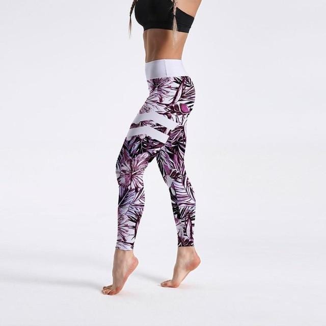 High Waist Digital Printed Fitness Leggings