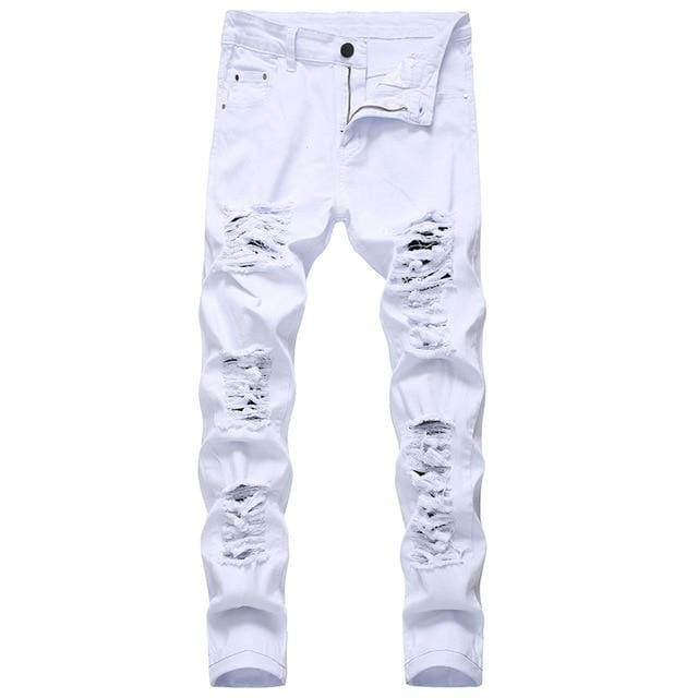 Men's Distressed Jeans