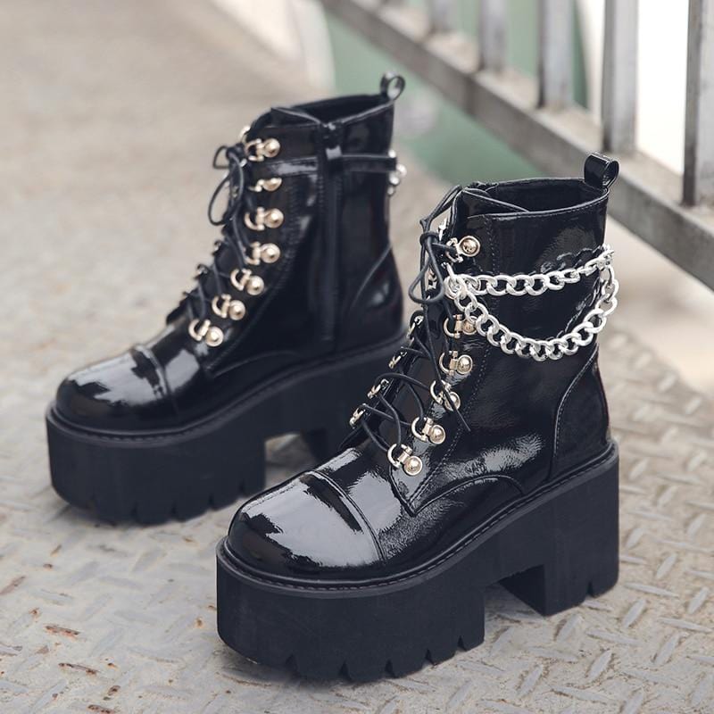 Women Gothic Ankle Boots