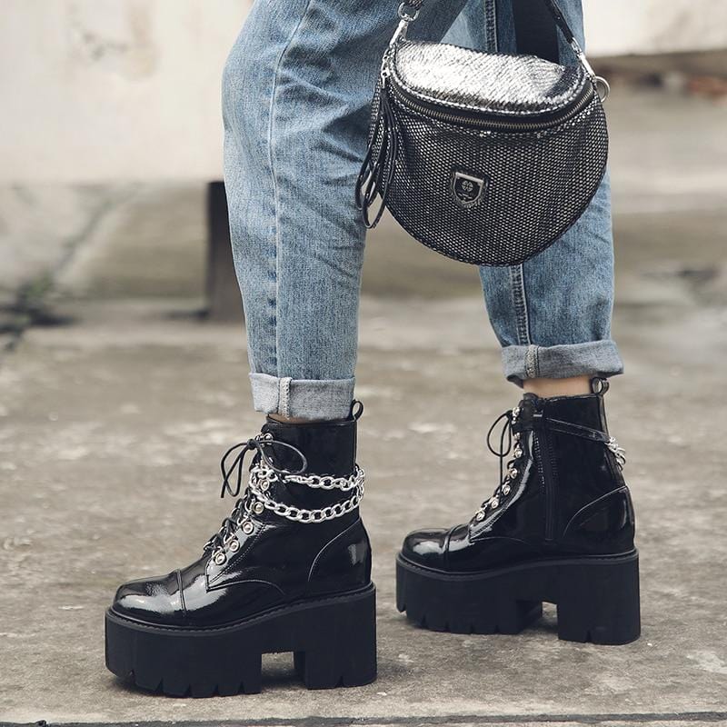 Women Gothic Ankle Boots