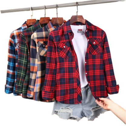 Women's Plaid Shirts